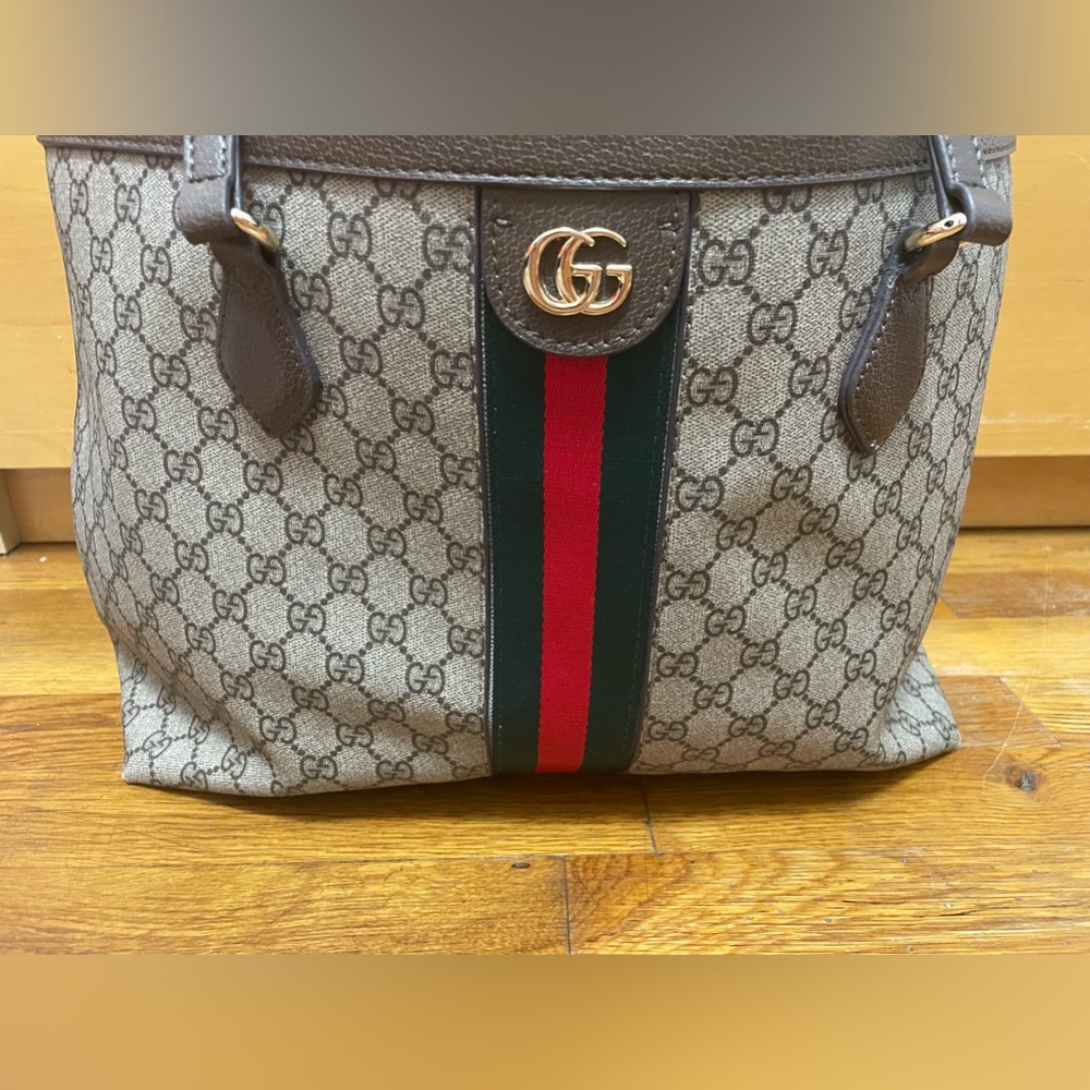 Gold logo Tote